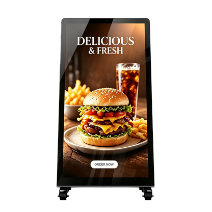 43" Portable Kiosk with Battery