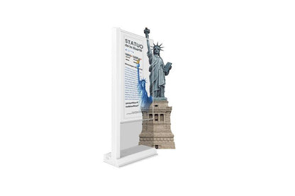 55-Inch Transparent OLED Art Kiosk
