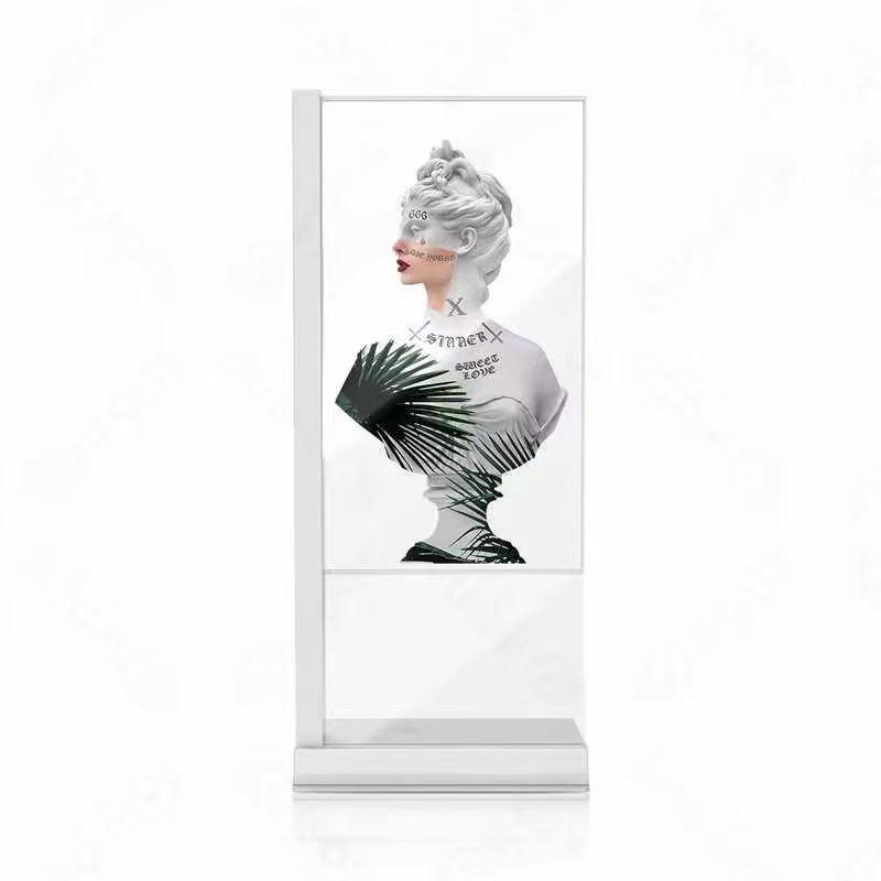 55-Inch Transparent OLED Art Kiosk