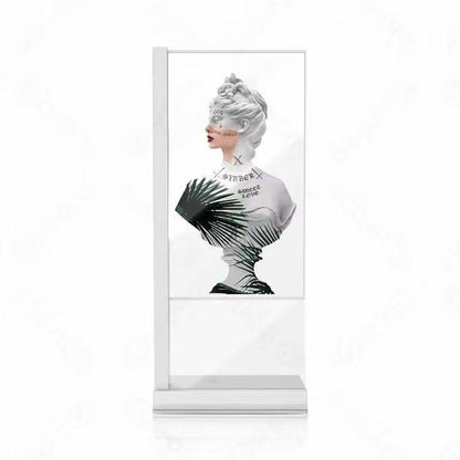 55-Inch Transparent OLED Art Kiosk